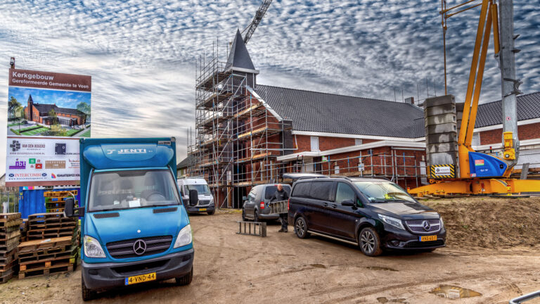 Zuilichem bouwbedrijf Nieuwbouw kerkgebouw te Veen